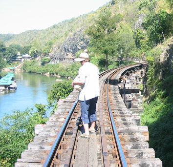 Pam on the Death Railway